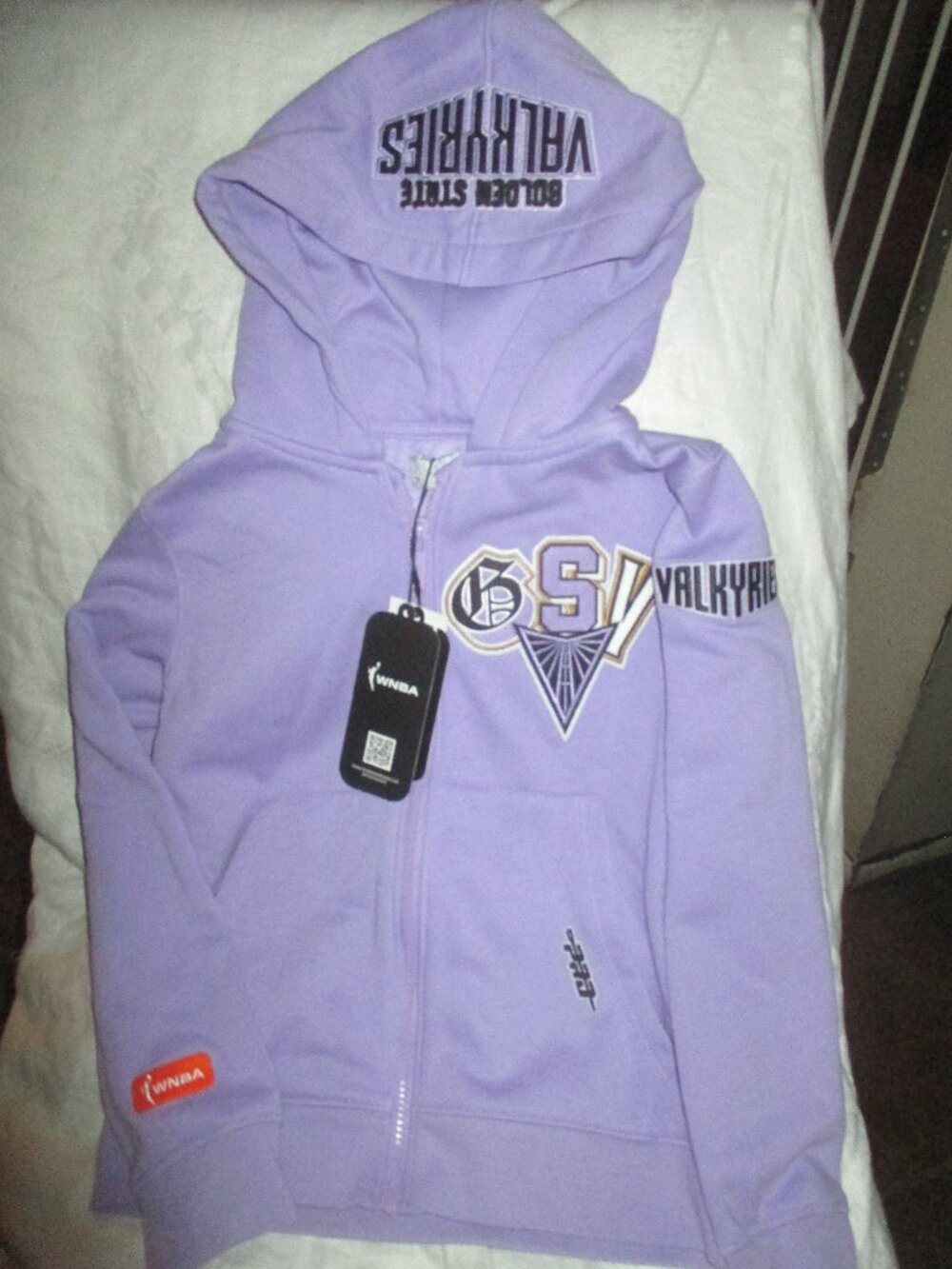 Pro Standard WNBA Golden State Valkyries Hooded Fleece Jacket YOUTH Small NEW